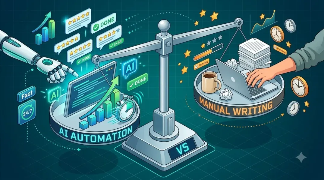 AI Review Reply Generator vs Manual Responses: Which Workflow Saves More Time?