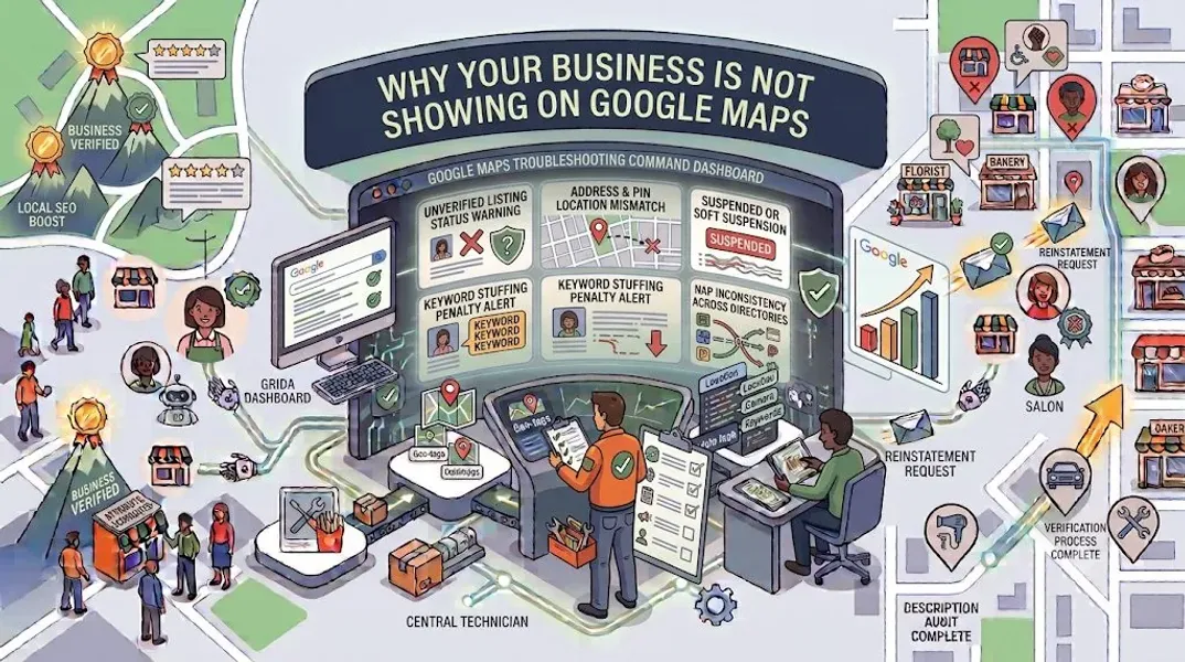 Why Your Business Is Not Showing on Google Maps