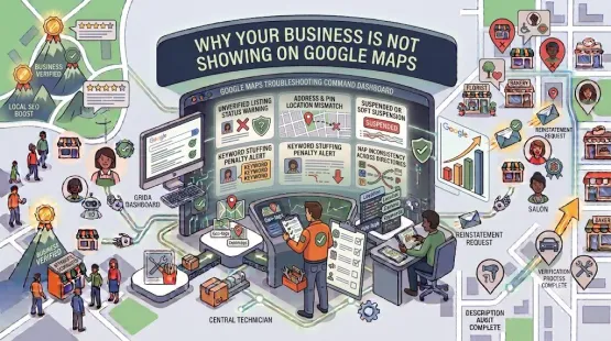 Why Your Business Is Not Showing on Google Maps
