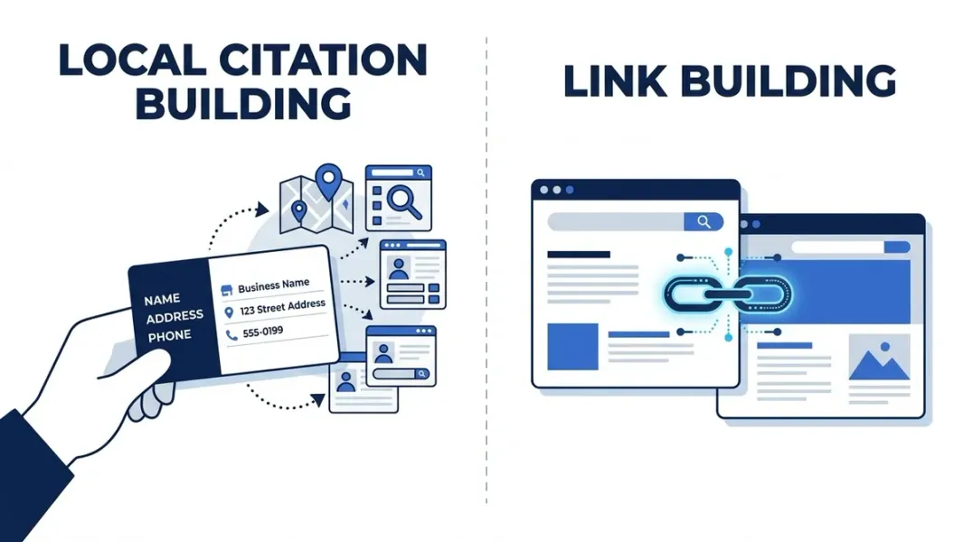 Local Citation Building vs Link Building: What's the Difference?