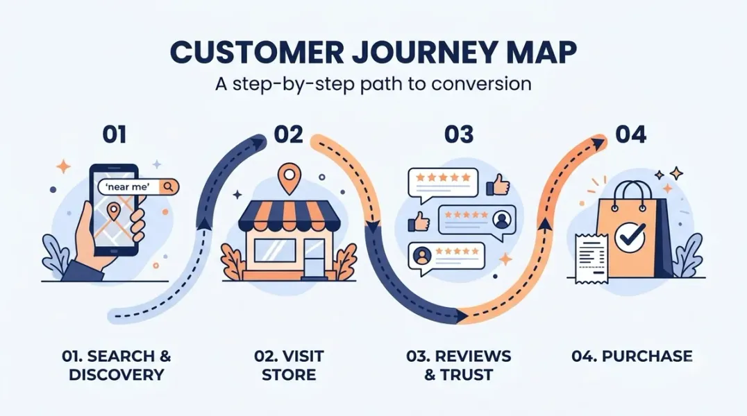 How to Use Customer Journey Mapping to Improve Local Business Conversions