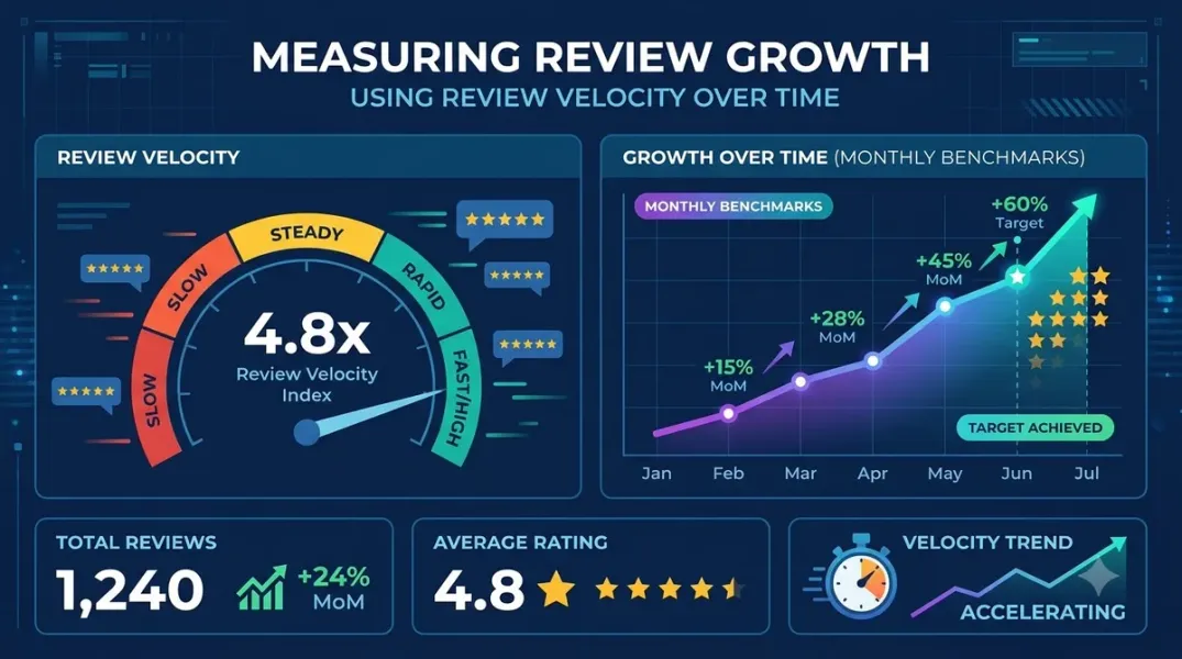 How to Measure Review Growth Over Time Using Review Velocity