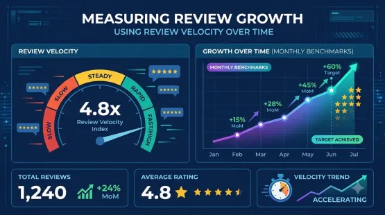How to Measure Review Growth Over Time Using Review Velocity