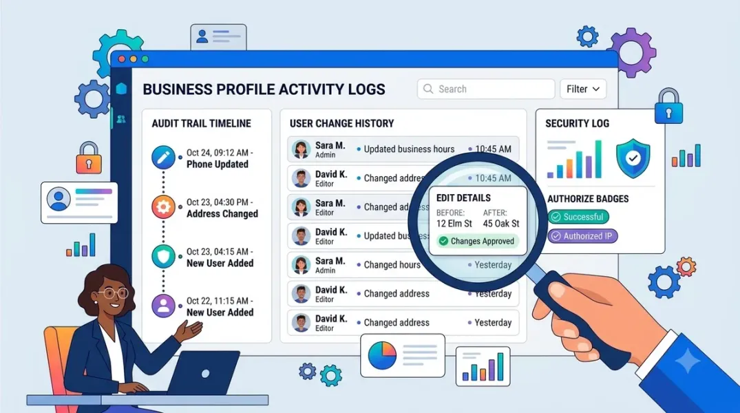 How to Use Activity Logs to Review Changes Made to Business Profiles