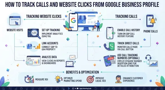 How to Track Calls and Website Clicks From Google Business Profile