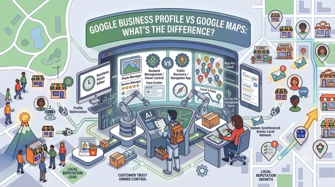 Google Business Profile vs Google Maps: What's the Difference?