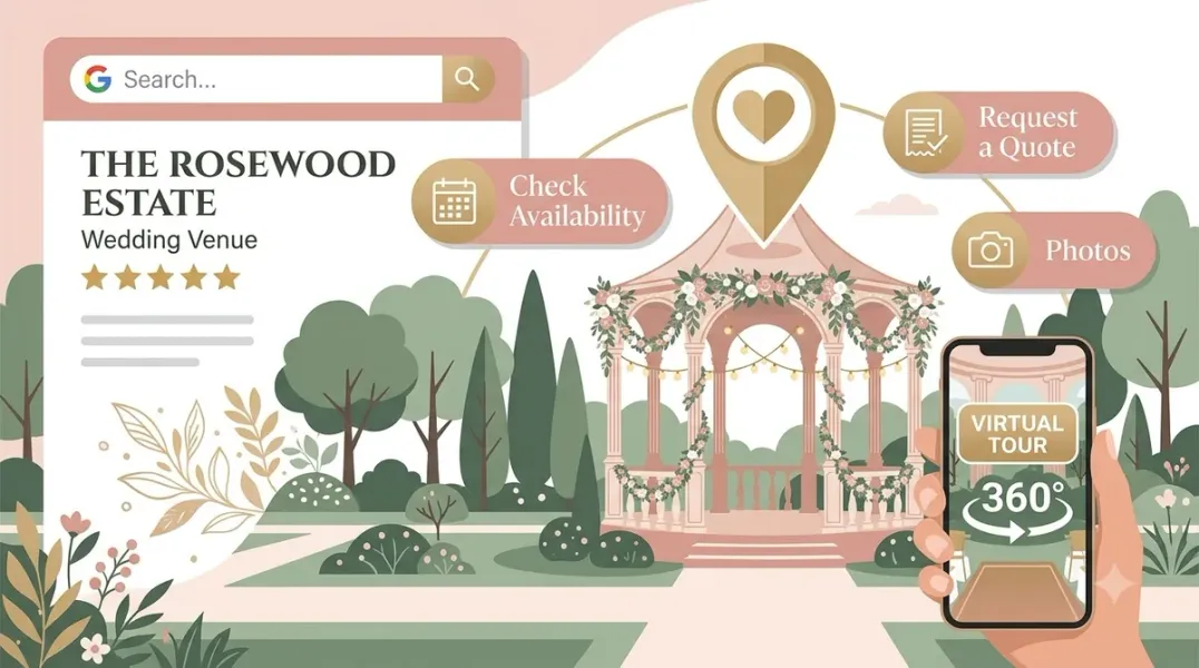How Wedding Venues Can Use Google Business Profiles to Attract Event Inquiries