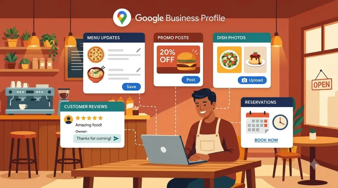 How Restaurants Can Coordinate Google Reviews and Promotional Posts From One Platform