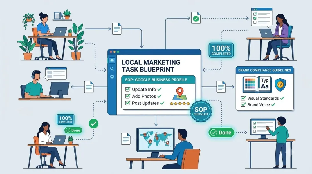How to Standardize Local Marketing Tasks Across a Distributed Team