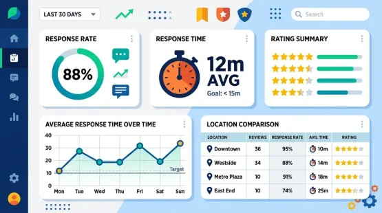 How to Track Review Response Rate and Response Time Across Your Locations