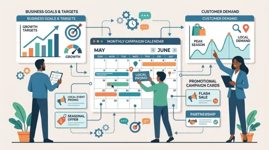 How to Plan a Local Promotion Calendar Around Business Goals and Customer Demand