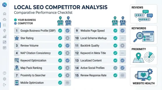 Local SEO Competitor Analysis: 15 Things to Compare Before You Optimize