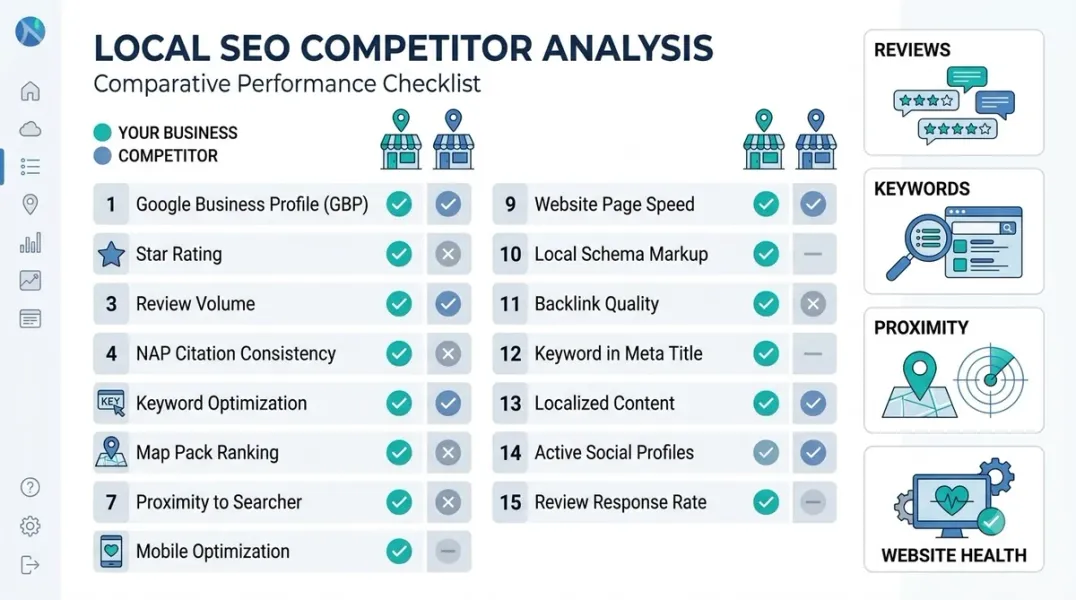 Local SEO Competitor Analysis: 15 Things to Compare Before You Optimize
