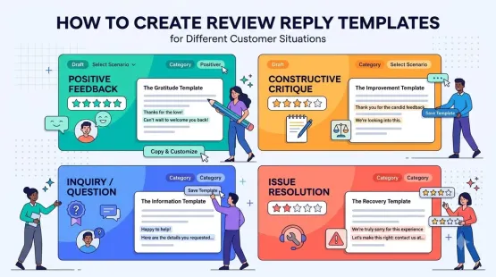 How to Create Review Reply Templates for Different Customer Situations