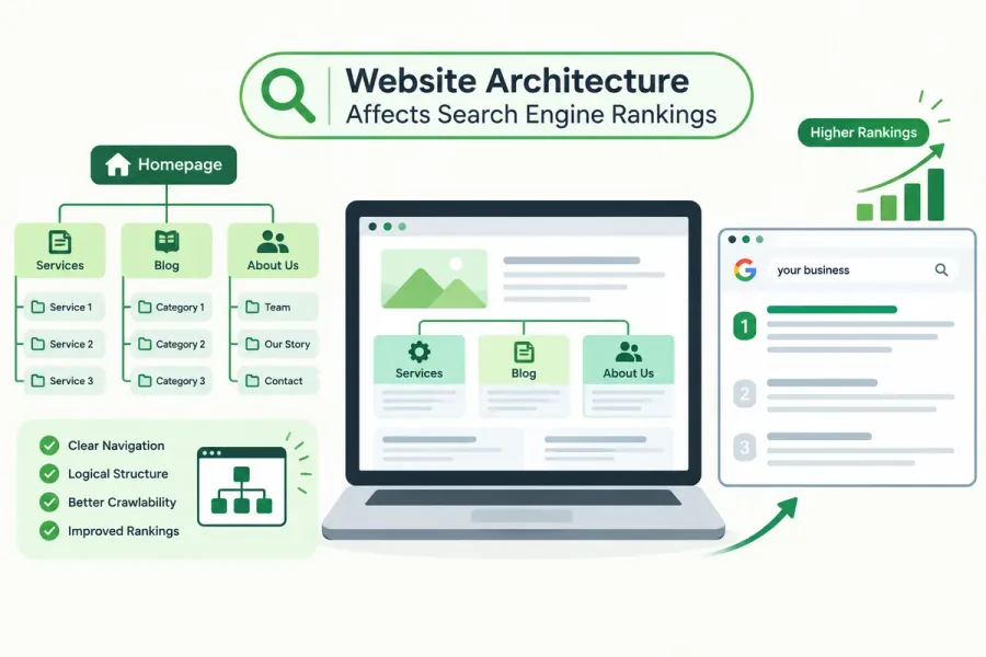 How Website Architecture Affects Search Engine Rankings